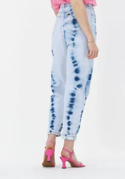 blauwe lee mom jeans stella taperd