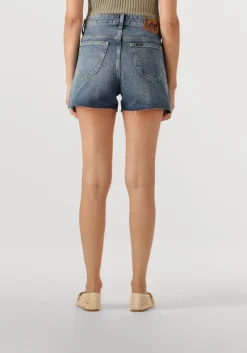 blauwe lee shorts rider short