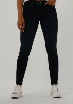 blauwe lee skinny jeans scarlett high