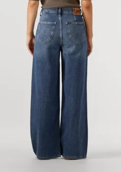 blauwe lee wide jeans stella a line