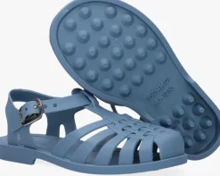 blauwe lexie and the moon platte sandalen water sandal