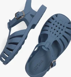 blauwe lexie and the moon platte sandalen water sandal