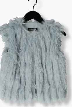 blauwe like flo gilet doutze fur bodywarmer