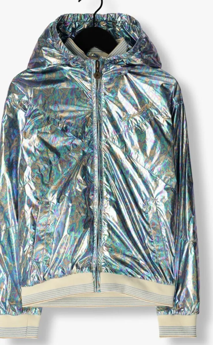 blauwe like flo jack hooded summer jacket