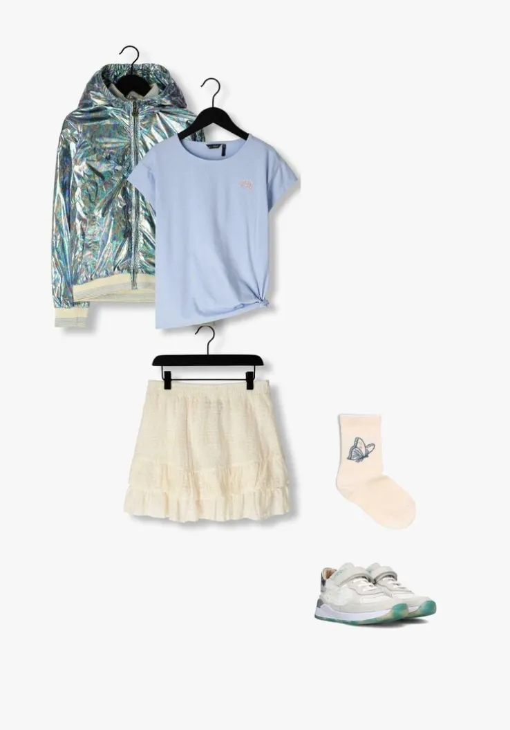 blauwe like flo jack hooded summer jacket