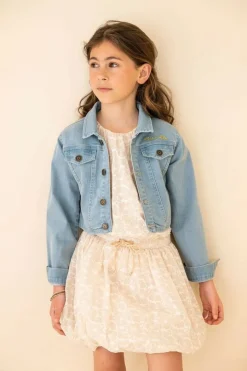 blauwe like flo spijkerjas ls denim jacket