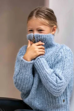 blauwe like flo trui dora knitted sweater