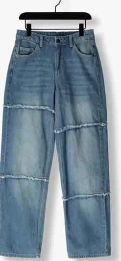 blauwe like flo wide jeans femm flo denim wide leg