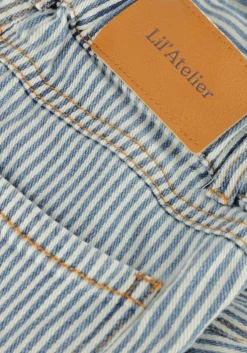 blauwe lil' atelier shorts nmmhalfdan loose shorts 4001-hs lil