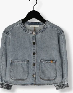blauwe lil' atelier spijkerjas nmfkarole ls dnm shirt 4016-cj lil