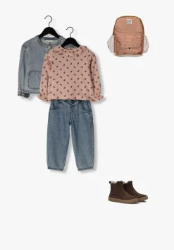 blauwe lil' atelier straight leg jeans nmfkarole loose jeans 4016-cj lil