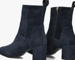 blauwe lina locchi enkellaarsjes 8543