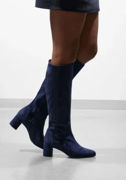 blauwe lina locchi hoge laarzen 8591