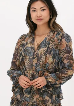 blauwe liu jo blouses tunica ts nav