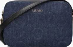blauwe liu jo schoudertas manh cross over