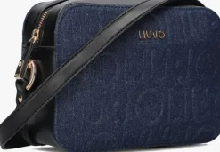 blauwe liu jo schoudertas manh cross over