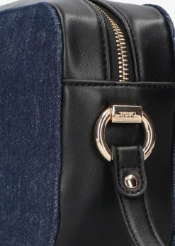 blauwe liu jo schoudertas manh cross over