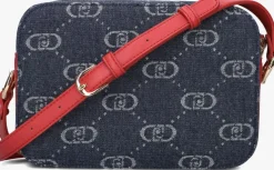 blauwe liu jo schoudertas manh cross over