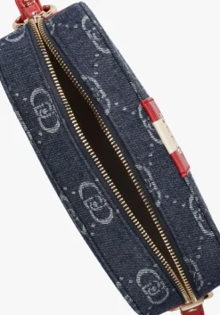 blauwe liu jo schoudertas manh cross over