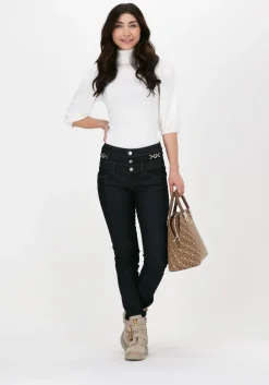 blauwe liu jo skinny jeans b.up rampy h.w. normal wash