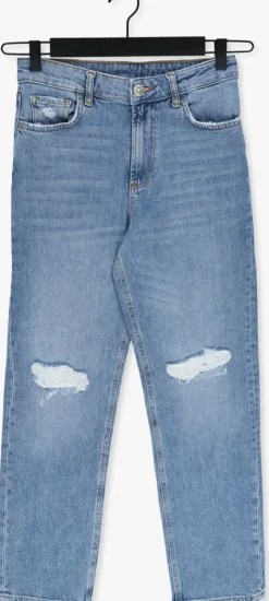 blauwe liu jo straight leg jeans ecs pant.denim straight h.w.