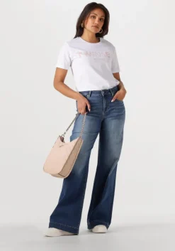 blauwe liu jo wide jeans ecs autentic flare r.w.