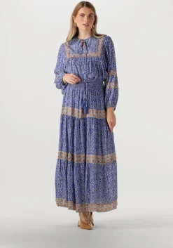 blauwe lollys laundry maxirok diamondll maxi skirt