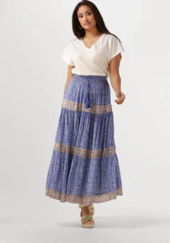 blauwe lollys laundry maxirok diamondll maxi skirt