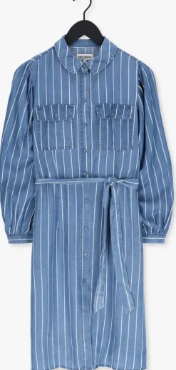 blauwe lollys laundry midi jurk kamma