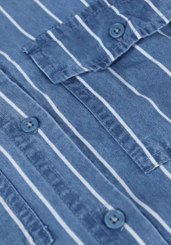 blauwe lollys laundry midi jurk kamma