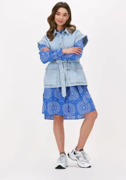 blauwe lollys laundry mini jurk vega