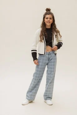 blauwe looxs 10sixteen wide jeans 2401-5601