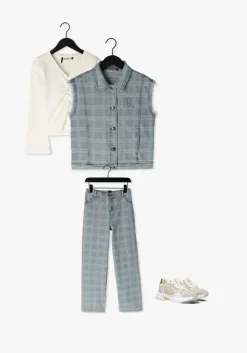 blauwe looxs 10sixteen wide jeans 2401-5601