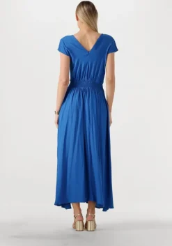 blauwe louizon maxi jurk fayence