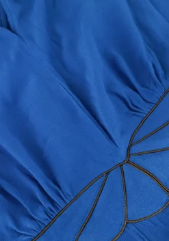blauwe louizon maxi jurk fayence