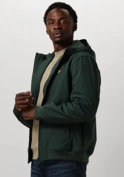 blauwe lyle & scott jack fleece back softshell jacket