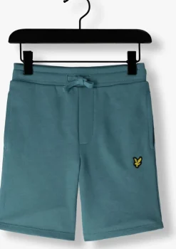 blauwe lyle & scott korte broek sweat short