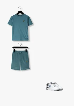 blauwe lyle & scott korte broek sweat short
