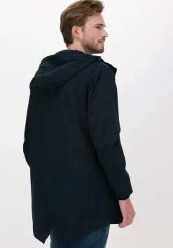 blauwe lyle & scott parka's hooded parka