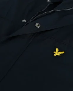 blauwe lyle & scott parka's hooded parka