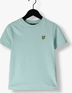 blauwe lyle & scott t-shirt plain t-shirt