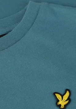 blauwe lyle & scott t-shirt plain t-shirt