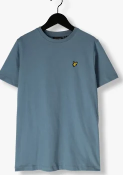 blauwe lyle & scott t-shirt plain t-shirt