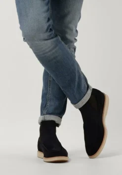 blauwe magnanni chelsea boots 25120