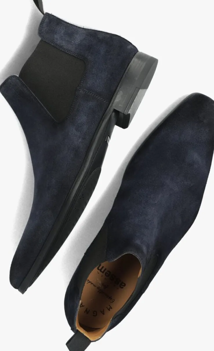 blauwe magnanni chelsea boots 20109