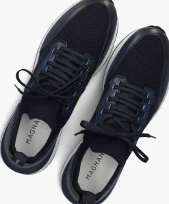 blauwe magnanni lage sneakers 26069