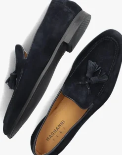 blauwe magnanni loafers 25397
