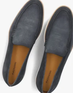 blauwe magnanni loafers 25117