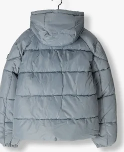 blauwe malelions gewatteerde jas donn puffer