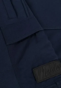 blauwe malelions korte broek pocket shorts